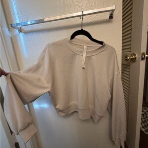 lululemon athletica Softstreme Cream Women's Crew Neck Sweater